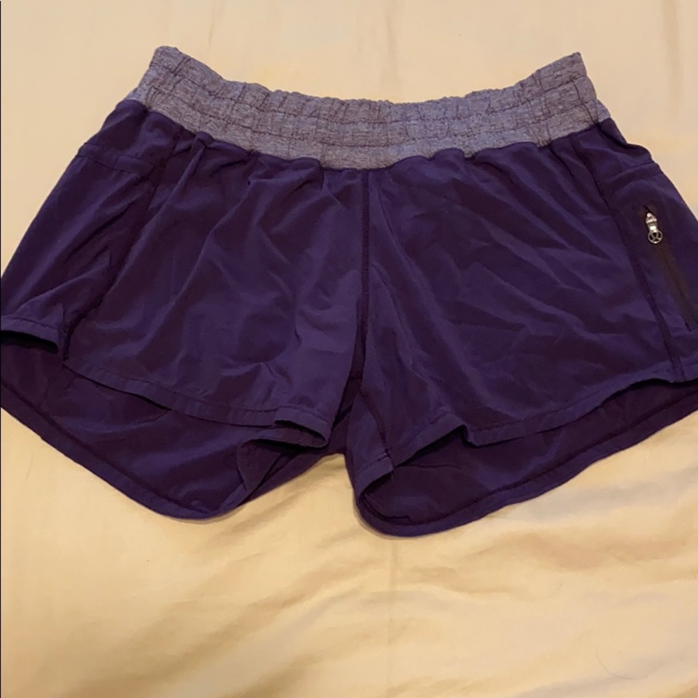 Purple lulu lemon shorts